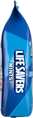 LIFE SAVERS Pep-O-Mint Peppermint Hard Candy Individually Wrapped, Party Size Bulk Hard Candy, 2.8 LB Bag