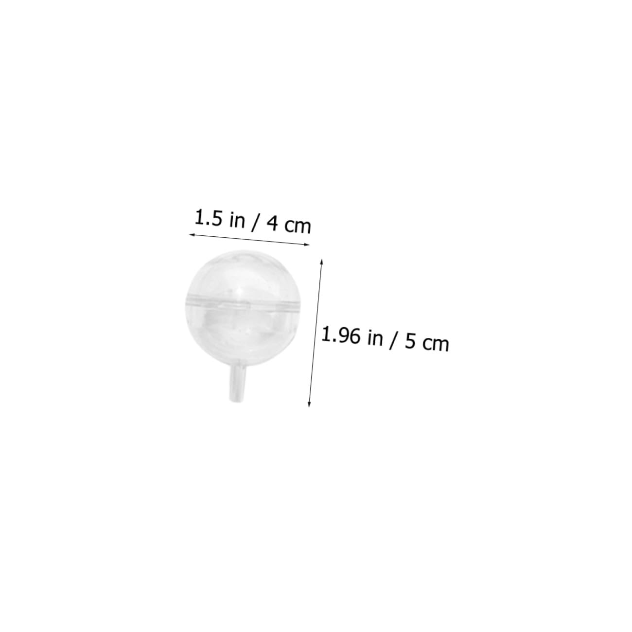 HOODANCOS 60Pcs Transparent Chocolate Ball Holders DIY Bouquet Support for Candy Truffles and Chocolates for Weddings Birthdays and Valentine Day