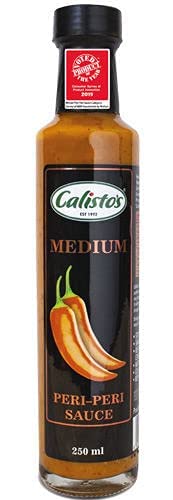 Calisto's Hot Sauce | Gluten Free | Non GMO | Kosher (MEDIUM PERi-PERi, 9.0 Ounce (Pack of 1))