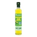 Benissimo 100% Pure Avocado Oil, 500ml Glass Bottle, Allergen-Free and Non-GMO, Premium Cold-Pressed Cooking Oil for Grilling, Sautéing, Baking