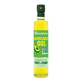 Benissimo 100% Pure Avocado Oil, 500ml Glass Bottle, Allergen-Free and Non-GMO, Premium Cold-Pressed Cooking Oil for Grilling, Sautéing, Baking