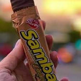 SAMBA CARLTON AVELLANA, 2 PACKS. Galleta Cubierta de Chocolate Rellena de Avellana/Chocolate covered wafer cookie filled with hazelnuts, 2 PACKS of 20