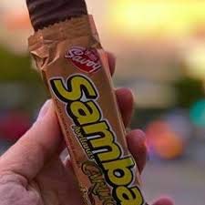 SAMBA CARLTON AVELLANA, 2 PACKS. Galleta Cubierta de Chocolate Rellena de Avellana/Chocolate covered wafer cookie filled with hazelnuts, 2 PACKS of 20