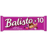 Balisto 10 Barres Chocolatées Fruits des Bois 185g