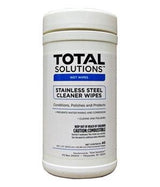 Total Solutions™ 1549 Stainless Steel Cleaner Wipes, 9.5 inch X 12 inch, 6/Cs