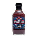 Plowboys Sweet 180 BBQ Sauce - Competition Quality Barbecue Sauce with Mild Heat - Award-Winning KCBS Chicken, Ribs & Pork Sauce (Sweet 180, 1 Pack)