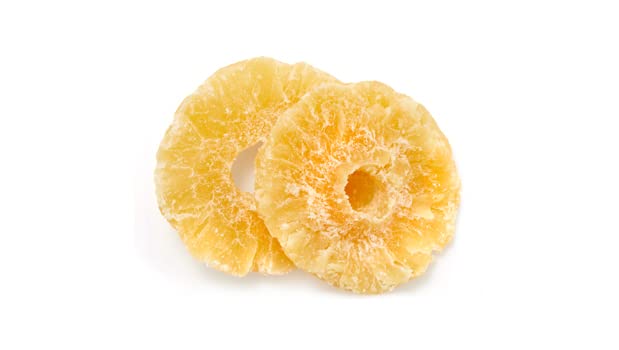 Yupik Pineapple Rings, Sulphite-Free, 2.2 lb (35.2 oz), Gluten-Free, Kosher, Sweetened Tropical Dried Fruits, Sliced Pineapple, Chewy, Source