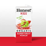 Honest Kids Super Fruit Punch, Organic Juice Drink, 6 Fl oz Juice Boxes, 6 Fl Oz (Pack of 40)