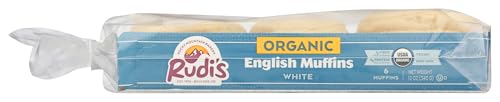 Rudis Bakery Organic White English Muffins, 12 OZ