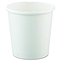 Solo H4165-2050 16 oz White Flexstyle DSP Paper Food Container (Case of 500)