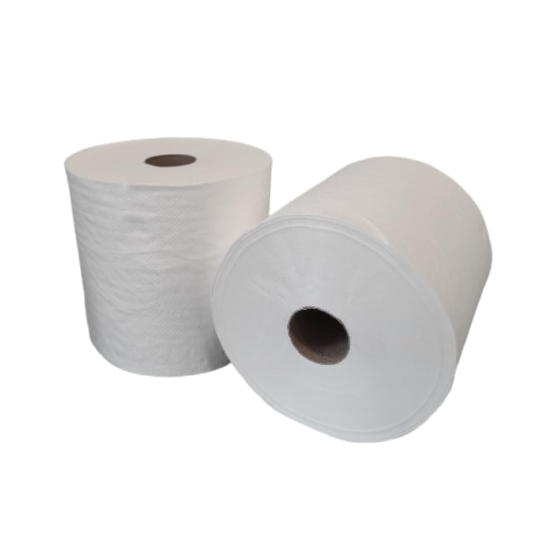 Valay by Morcon VT9158 Valay Premium TAD Hardwound Roll Towels, 1-Ply, 8in. x 600 ft., White, 6 Count