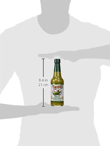 Marie Sharp’s Green Habanero Hot Pepper Sauce 10 Oz, Mild-Medium Heat | All-Natural Belizean Hot Sauce