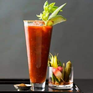 Texas Est. 1934 Bloody Mary Premium Mix | Natural ingredients Recipe | Fresh Vegetables Blend | Low Carb, Low Calories | Ready to Use | 32 OZ Bottle