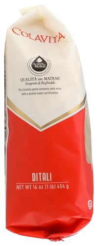 Colavita Pasta, Ditali, 16 Ounce (Pack of 4)