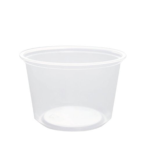 Karat [16oz - 500 ct] Clear PP Plastic Round Deli Food Container for Hot and Cold Food, BPA-Free (FP-DC16-PP)