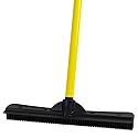 FURemover Pet Hair Removal Rubber Broom, 58" Telescopic Handle