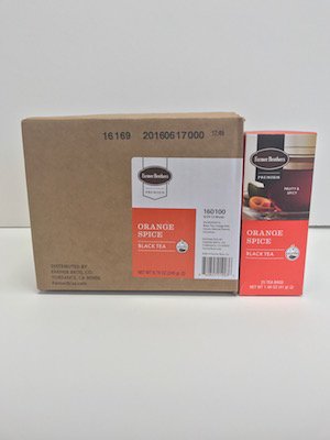Farmer Brothers Premium: Orange Spice Hot Tea - 6/25 ct boxes