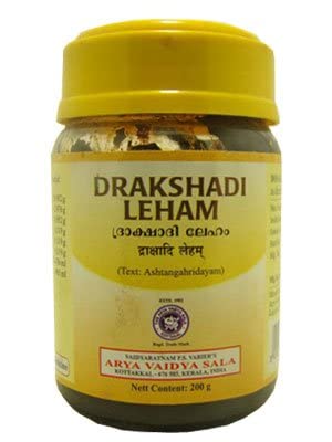 Kottakkal Drakshadi Leham 200 gm X 2PcsOne Free Prakruthi Ginger Candy for Each Order.