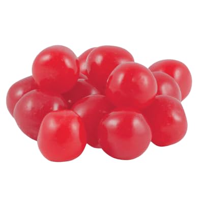 ACC All City Candy Fruit Sours Candy Balls Cherry - 1 Lb Bulk Bag - Approximately 100 Pieces - Kosher Certified Candy
