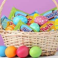 M & M Snickers & More Easter Candy Easter Basket Stuffers, Bulk Bag, 140 ct.