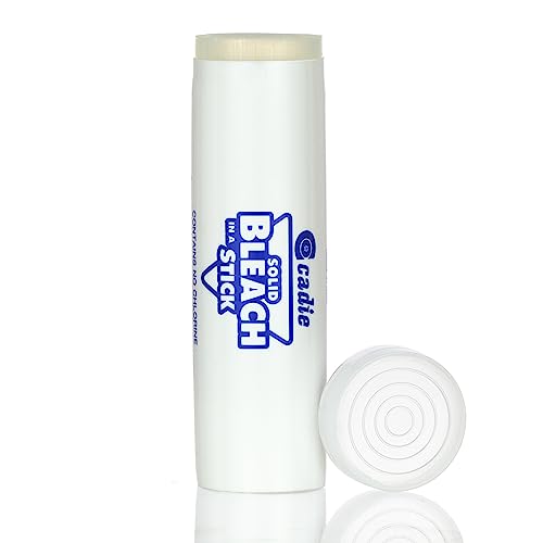 Solid Bleach in a Stick - Concentrated and Natural Stain Remover Solution for White Clothing - Pocket Bleaching Tube for Dirty Spots | Household