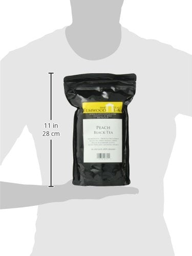 Elmwood Inn Fine Teas, Peach Black Tea, 16-Ounce Pouch