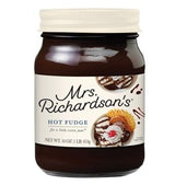 Mrs. Richardson's Premium Hot Fudge Topping 3 pack Rich, Creamy & Decadent Chocolate Sauce - Perfect for Ice Cream, Brownies, and More - 16 oz Jar