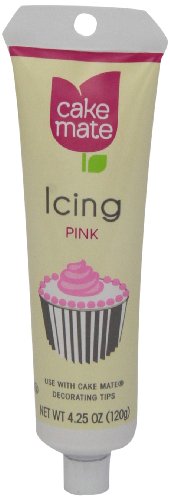 Cake Mate Decorating Icing, Pink, 4.25 oz