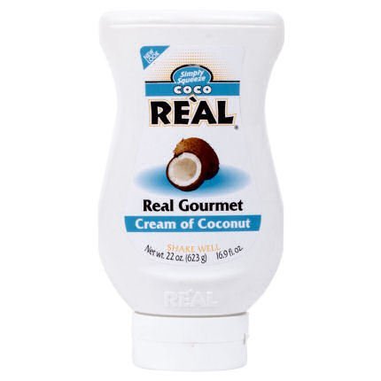 Simply Squeeze Coco RE'AL Cream of Coconut 22 Oz (Pack of 3) by Coco Real