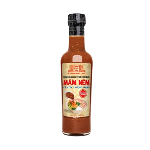 Làng Chài X?a Premium Vietnamese Anchovy Fermented Sauce - Authentic and Flavorful Marinades and Sauces for Grilling, Dipping, and Cooking (200g)