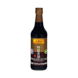 Lee Kum Kee Premium Dark Soy Sauce (16.9 oz - 1 Pack), Full-Bodied Naturally Brewed Soy Sauce, Non GMO Soybeans, Vegan, No MSG, Best for Adding