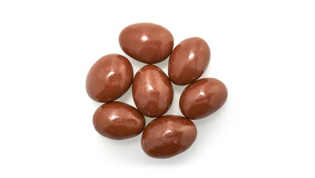 Yupik Milk Chocolate Covered Almonds, 2.2 lb (35.2 oz), Kosher, Whole Nuts, Almonds Dipped in Fine Milk Chocolate, Crunchy & Smooth, Chocolate Candy
