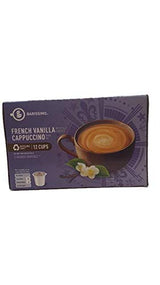 Barissimo Caramel & French Vanilla Cappuccino Cups, 12 K-Cups Each
