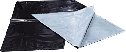 Aluf Plastics 45 Gallon 1.7 MIL (eq) Black Heavy Duty Trash Can Liners - 40" x 47" - Pack of 100 - For Contractor, Industrial, & Commercial