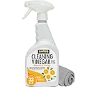 HARRIS Cleaning Vinegar Mandarin Orange Multi-Surface Cleaner (32 oz) with Microfiber Cloth