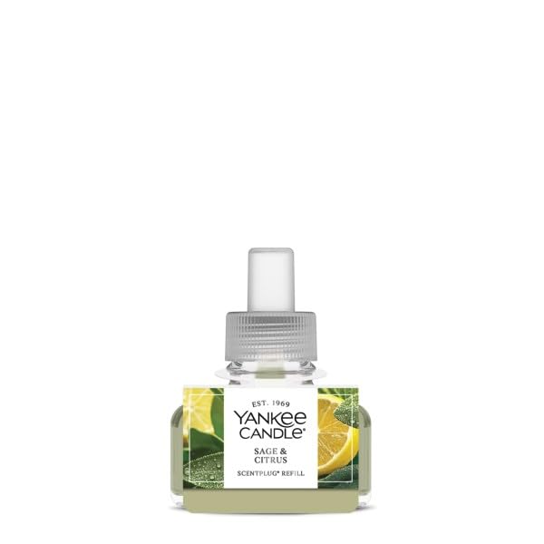 Yankee Candle ScentPlug Air Freshener Refill, Relax & Renew, Electric Plug-In Fragrance Oil for Home Odor Neutralizing and Calming Ambience, Long