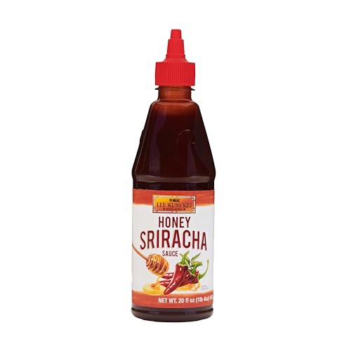 Lee Kum Kee Honey Sriracha Sauce (20 oz - 1 Pack), Sweet and Spicy Flavor, Perfect for Marinades, Dips, Glazes, Stir-Fry, Drizzles, Sauces, Burgers