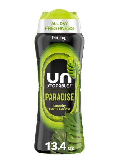 Downy Unstopables In-Wash Laundry Fragrance Booster Beads, Paradise, 379g