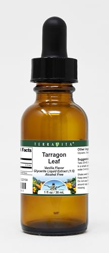 Tarragon Leaf Glycerite Liquid Extract (1:5) - Vanilla Flavored (1 oz, ZIN: 523104) - 3 Pack