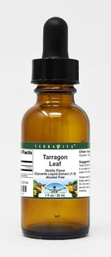 Tarragon Leaf Glycerite Liquid Extract (1:5) - Vanilla Flavored (1 oz, ZIN: 523104) - 3 Pack