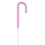 Vibrant Pink Candy Cane Stem Spray by VICKERMAN, 23.5" Wired Stem, 3 Pieces per Bag