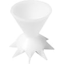 White Paint Strainer - Paint Pouring Cup, Split Cup for Paint Pouring Supplies Tools, Paint Pouring Supplies Cups Paint Pouring Strainers, Aint