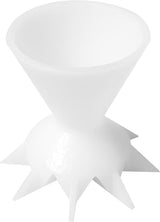 White Paint Strainer - Paint Pouring Cup, Split Cup for Paint Pouring Supplies Tools, Paint Pouring Supplies Cups Paint Pouring Strainers, Aint