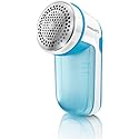 Philips Fabric Shaver, Removes Fabric Pills, Suitable for All Garments, Large Blade Surface, Cleaning Brush, Includes Batteries, Blue (GC026/00)