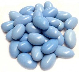 Blue Jordan Almonds by Its Delish, 5 LBS Bulk | Sugared Almond Nut with Sweet Hard Candy Coating - Bulk Wedding Favors, Bridal and Baby Showers, Party