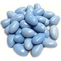 Blue Jordan Almonds by Its Delish, 5 LBS Bulk | Sugared Almond Nut with Sweet Hard Candy Coating - Bulk Wedding Favors, Bridal and Baby Showers, Party