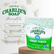Charlie's Soap Color Safe Chlorine Free Oxygen Bleach Powder Baby Gentle, 1.3 lbs (0.59 kg)
