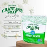 Charlie's Soap Color Safe Chlorine Free Oxygen Bleach Powder Baby Gentle, 1.3 lbs (0.59 kg)