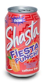 Shasta Fiesta Punch soda, 12-Ounce Cans (Pack of 24)