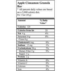 Libre Naturals - Nonuttin' Apple Cinnamon Granola Bar